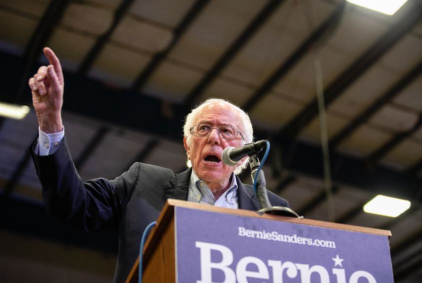 Bernie Sanders spoke to an enthusiastic crowd during a campaign rally last week at the Mesquite Rodeo Arena near Dallas.