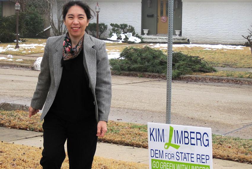 Limberg, a Democratic candidate for the Texas House from Irving. 