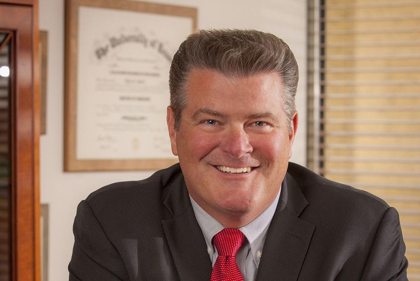 Tedd L. Mitchell, the newly- named interim chancellor of the Texas Tech University System System. The  Board of Regents made the announcement on August 20, 2018.