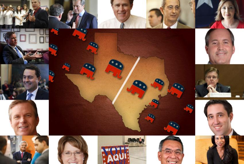 A crowded slate might make it tough for GOP candidates for statewide office to stand out.