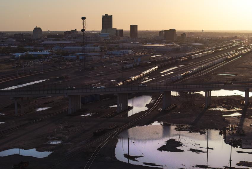 The Amarillo skyline on Wednesday, April 9, 2025.