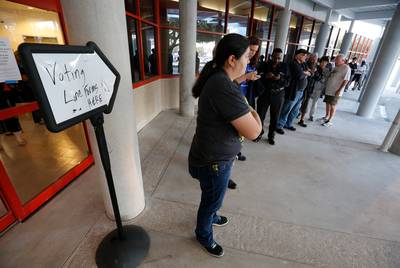 Harris County is among the municipalities working fast to implement vote centers so Texans aren't turned away if they show up at the wrong polling place.